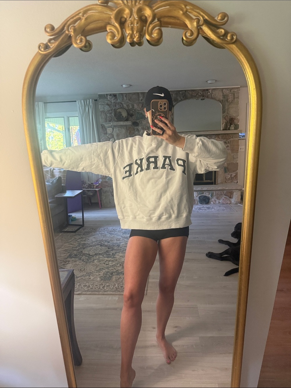 Parke Varsity Mockneck Sweatshirt L/XL - Picture 2 of 6